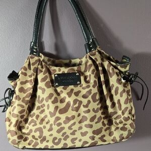 Kate Spade Tan and Black Leopard Shoulder Bag